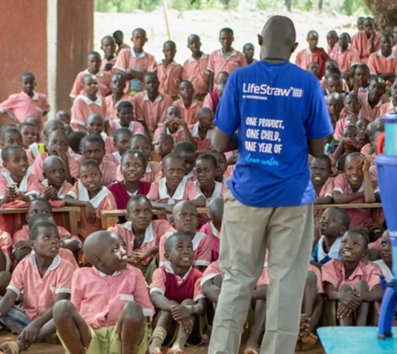 giving back lifestraw program